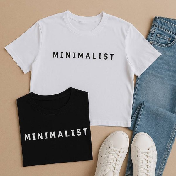 32100503-4 تیشرت کراپ مینیمالیست - مانتو پاتریس رشت