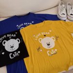 تیشرت نخ پنبه چاپ خرس - مانتو پاتریس رشت