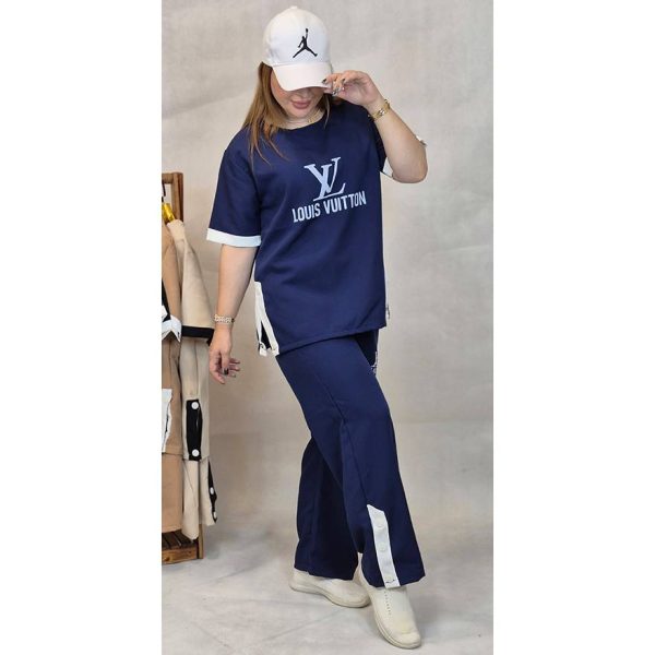 ست تیشرت شلوار بغل چاک مازراتی