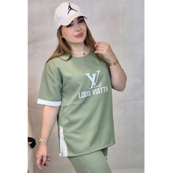 ست تیشرت شلوار بغل چاک مازراتی