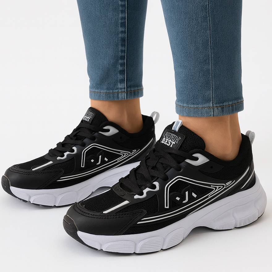 کتونی مشکی بست - مانتو پاتریس رشت