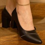 کفش نوار شاین مشکی - مانتو پاتریس رشت