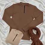 بلوز آسیتن بلند نیم زیپ - مانتو پاتریس رشت