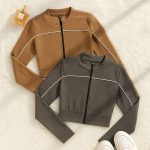 بلوز کراپ تمام زیپ نواری - مانتو پاتریس رشت