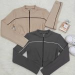 بلوز کراپ تمام زیپ نواری - مانتو پاتریس رشت