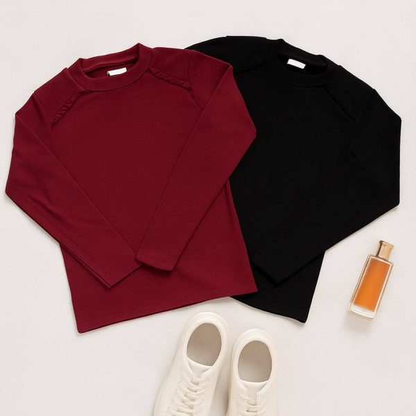 بلوز آستین بلند فانریپ 2 گیس - مانتو پاتریس رشت