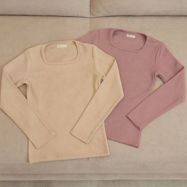 بلوز آستین بلند یقه مربعی - مانتو پاتریس رشت