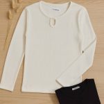 بلوز آستین بلند یقه اشکی - مانتو پاتریس رشت