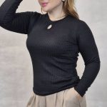 بلوز آستین بلند اشکی - مانتو پاتریس رشت