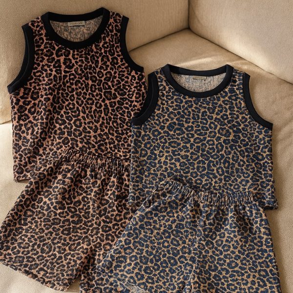 ست تاپ شورتک پلنگی - مانتو پاتریس رشت