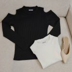 بلوز آستین بلند سرشونه باز - مانتو پاتریس رشت