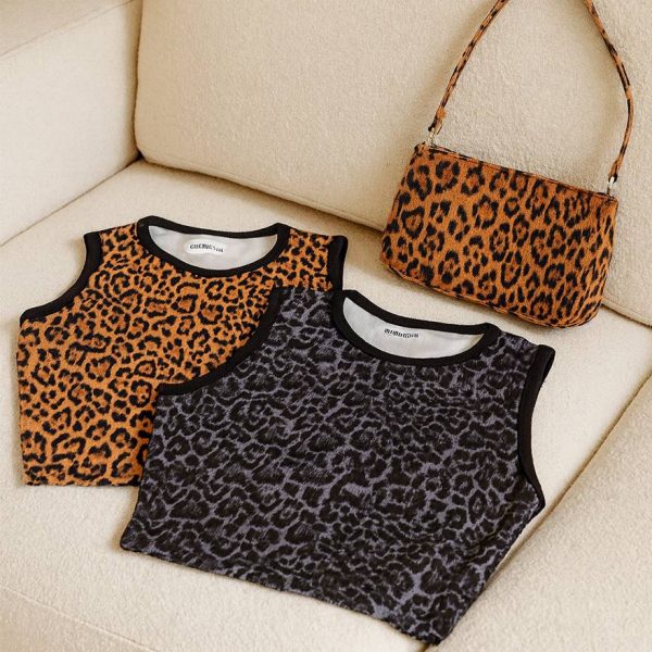 34300983-1 تاپ کراپ پلنگی -مانتو پاتریس رشت