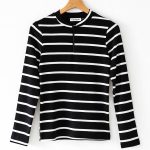 بلوز نیم زیپ راه راه - مانتو پاتریس رشت