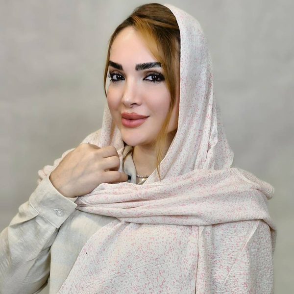 شال پلیسه لمه چاپی - مانتو پاتریس رشت