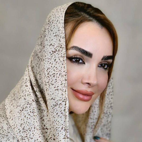 شال پلیسه لمه چاپی - مانتو پاتریس رشت