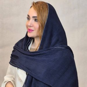شال لبه لمه رنگی
