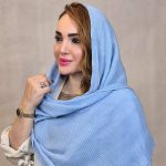 شال لبه لمه رنگی