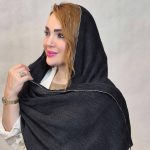 شال لبه لمه رنگی