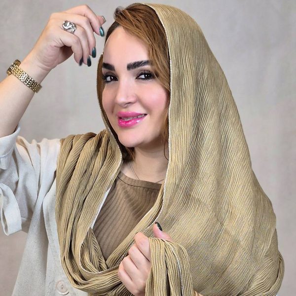 34700245-7 شال لبه لمه رنگی