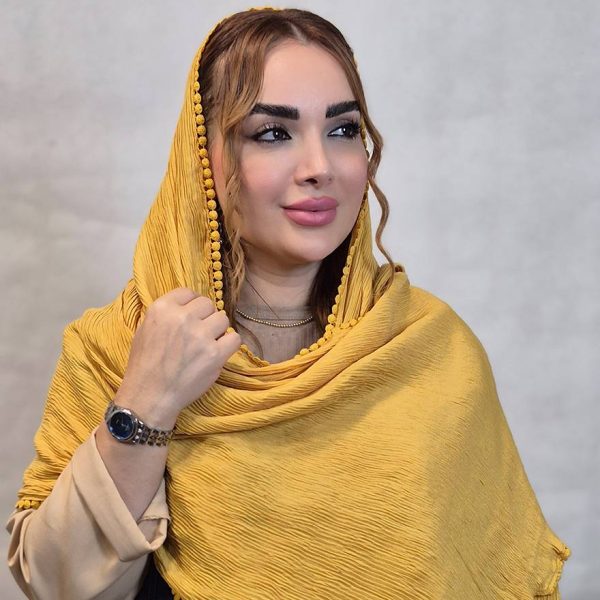 شال پلیسه لبه عدسی - مانتو پاتریس رشت