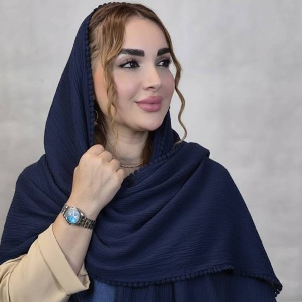 شال پلیسه لبه عدسی - مانتو پاتریس رشت