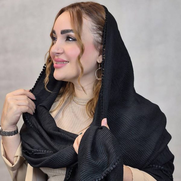 شال پلیسه لبه عدسی - مانتو پاتریس رشت