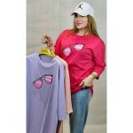 تیشرت لانگ عینک - مانتو پاتریس رشت