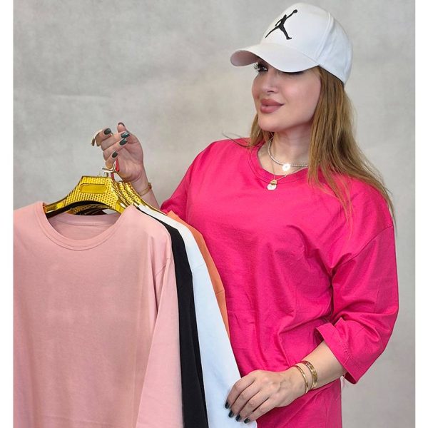 35000268-11 تیشرت لانگ بیسیک رنگی