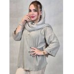 تونیک بیسکوییتی 2 دکمه - مانتو پاتریس رشت