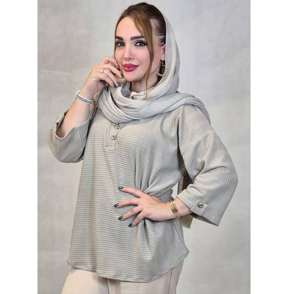 تونیک بیسکوییتی 2 دکمه - مانتو پاتریس رشت