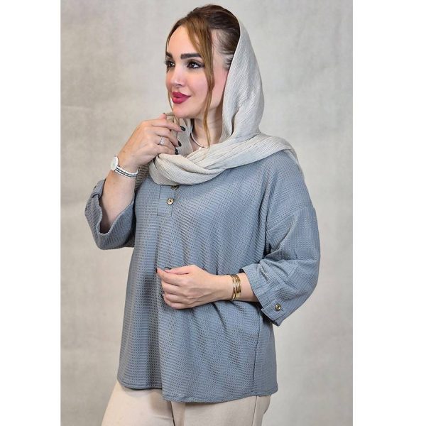 تونیک بیسکوییتی 2 دکمه - مانتو پاتریس رشت