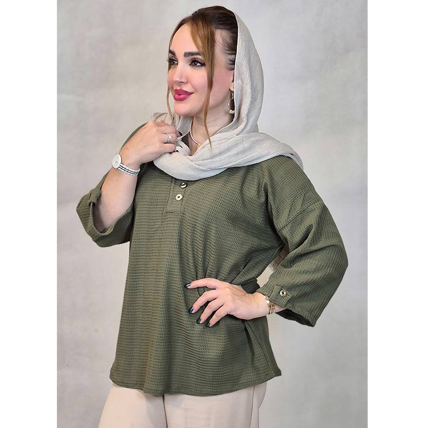 تونیک بیسکوییتی 2 دکمه - مانتو پاتریس رشت