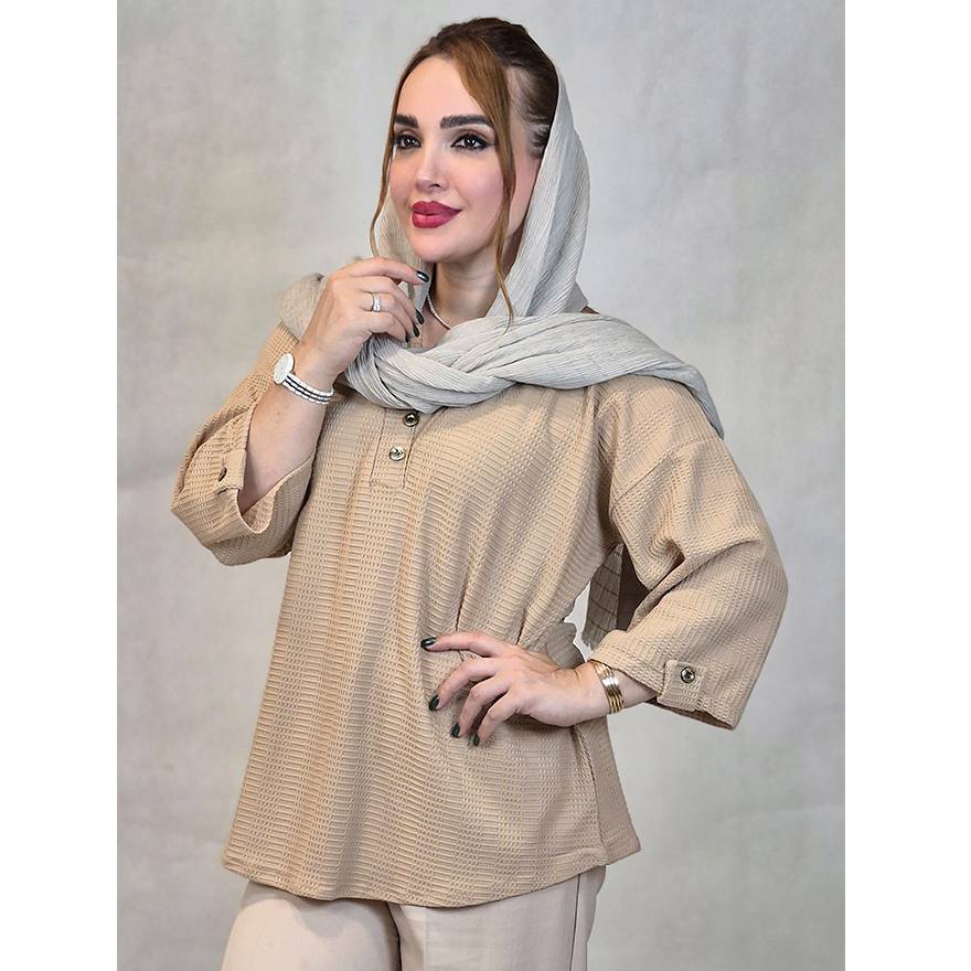 تونیک بیسکوییتی 2 دکمه - مانتو پاتریس رشت
