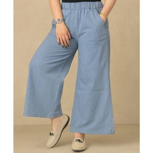 شلوار لینن رنگی