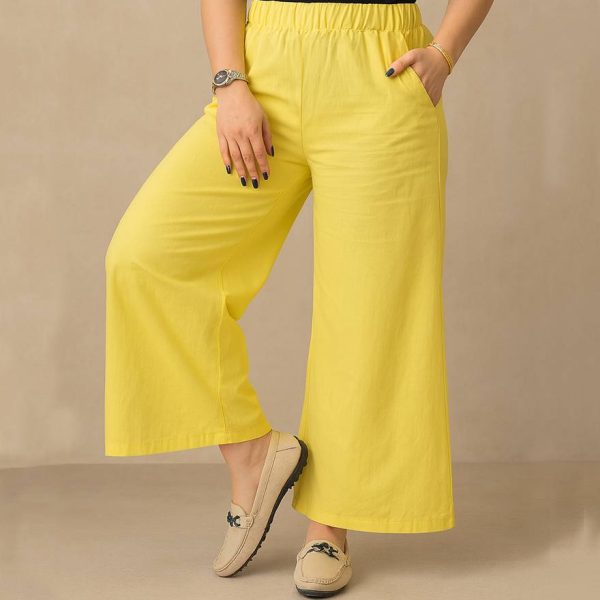 35100241-4 شلوار لینن رنگی