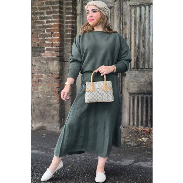 ست بلوز دامن بافت - مانتو پاتریس رشت