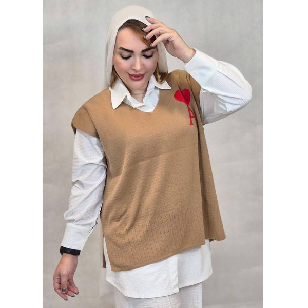 35400225-6 ژیله بافت قلبی - مانتو پاتریس رشت