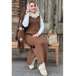 ست بلوز سارافون بافت شکوفه - مانتو پاتریس رشت