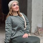 ست بلوز دامن بافت راه راه - مانتو پاتریس رشت