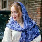 شال پلیسه آبرنگی - مانتو پاتریس رشت