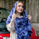شال پلیسه آبرنگی - مانتو پاتریس رشت