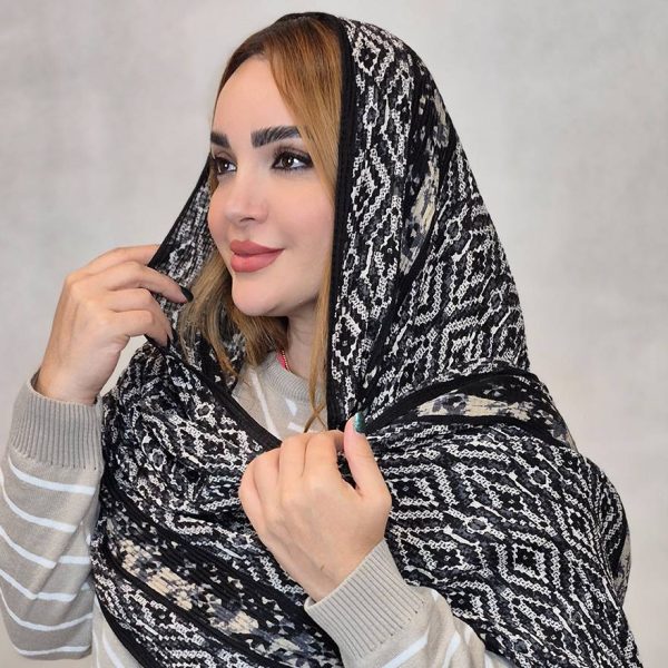 شال پلیسه لوزی - مانتو پاتریس رشت