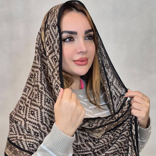 شال پلیسه لوزی - مانتو پاتریس رشت