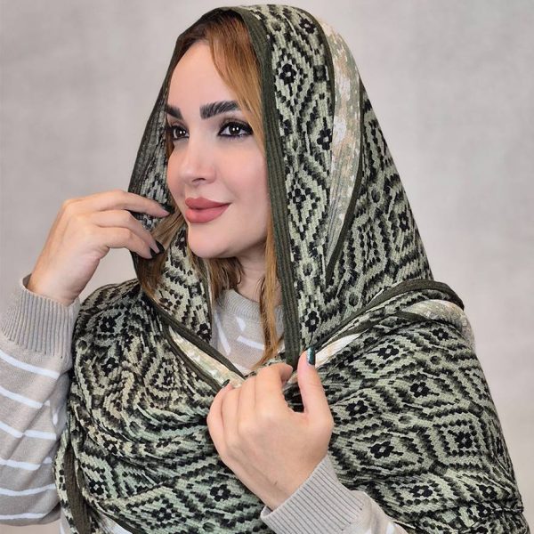 شال پلیسه لوزی - مانتو پاتریس رشت