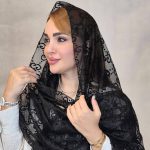 شال توری طرحدار - مانتو پاتریس رشت