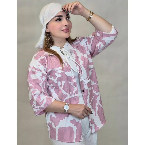 مانتو آبرنگی دکمه ای - مانتو پاتریس رشت