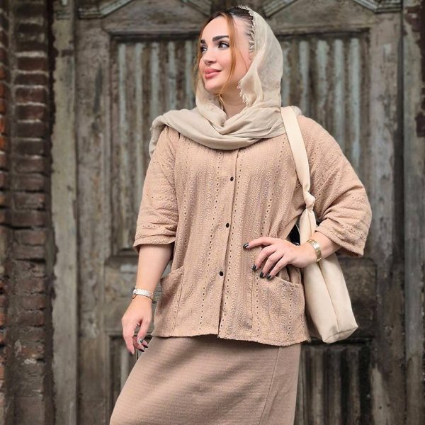 36600514-7 مانتو مراکشی دو جیب - مانتو پاتریس رشت