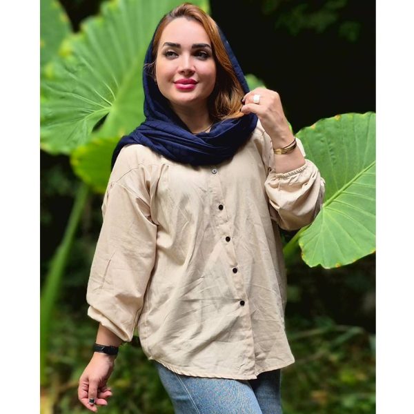 مانتو لینن چین دار - مانتو پاتریس رشت