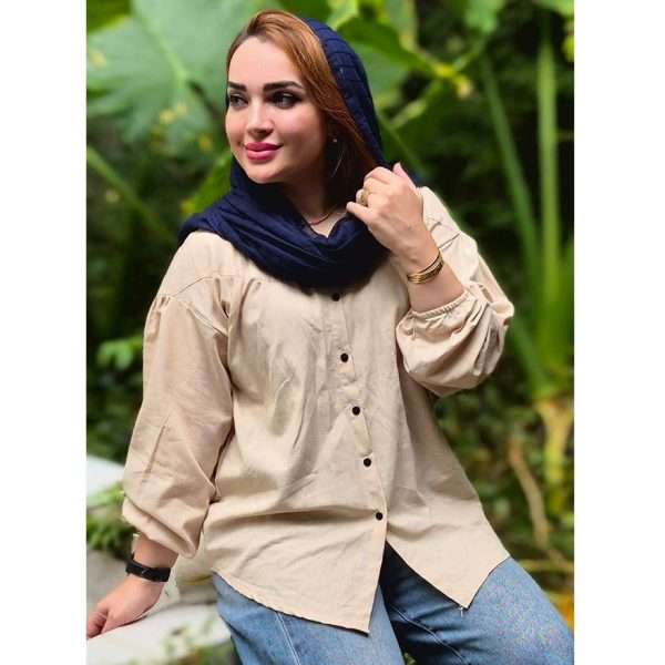 مانتو لینن چین دار - مانتو پاتریس رشت