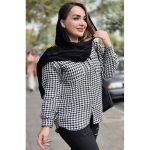 مانتو پاییزه پیچازی دو جیب